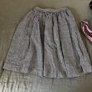 Not Perfect linen NPL S/M 1950s City skirt